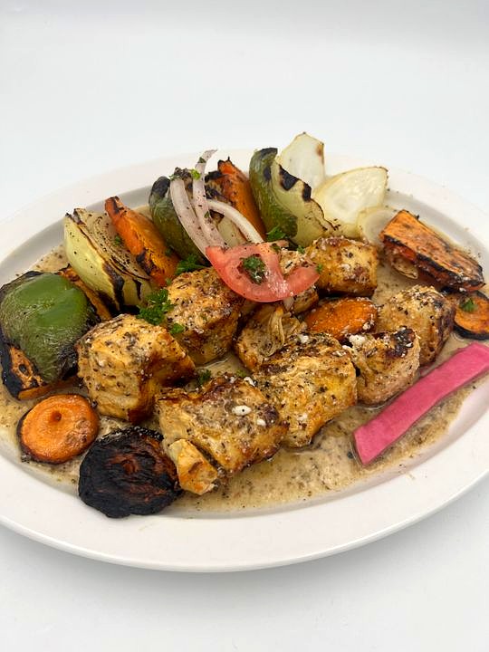 Shish tawook dinner
