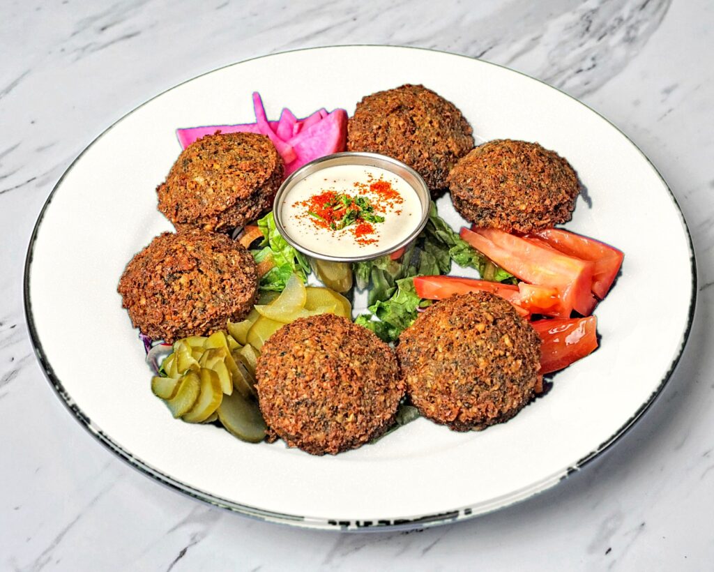 Falafel with tahini